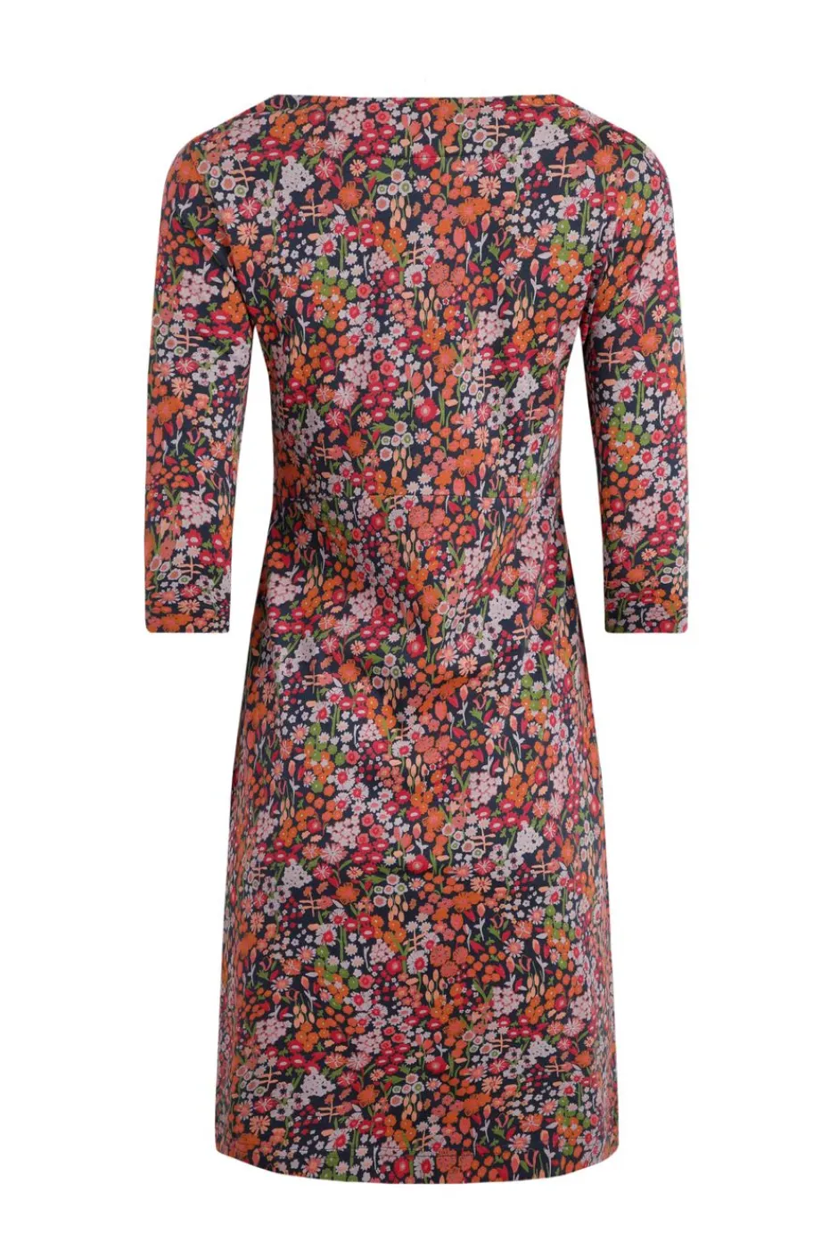 Weird Fish Dresses|Shafika Printed Jersey Dress Apricot