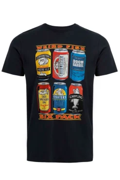 Weird Fish T-Shirts|Six Pack Front Print Artist T-Shirt Navy