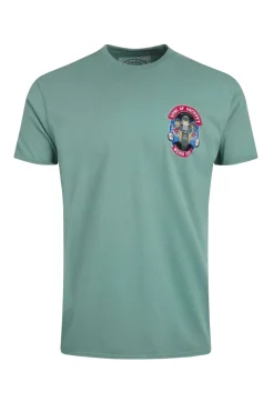 Weird Fish T-Shirts|Sons of Anchovy Back Print Artist T-Shirt Mineral Blue