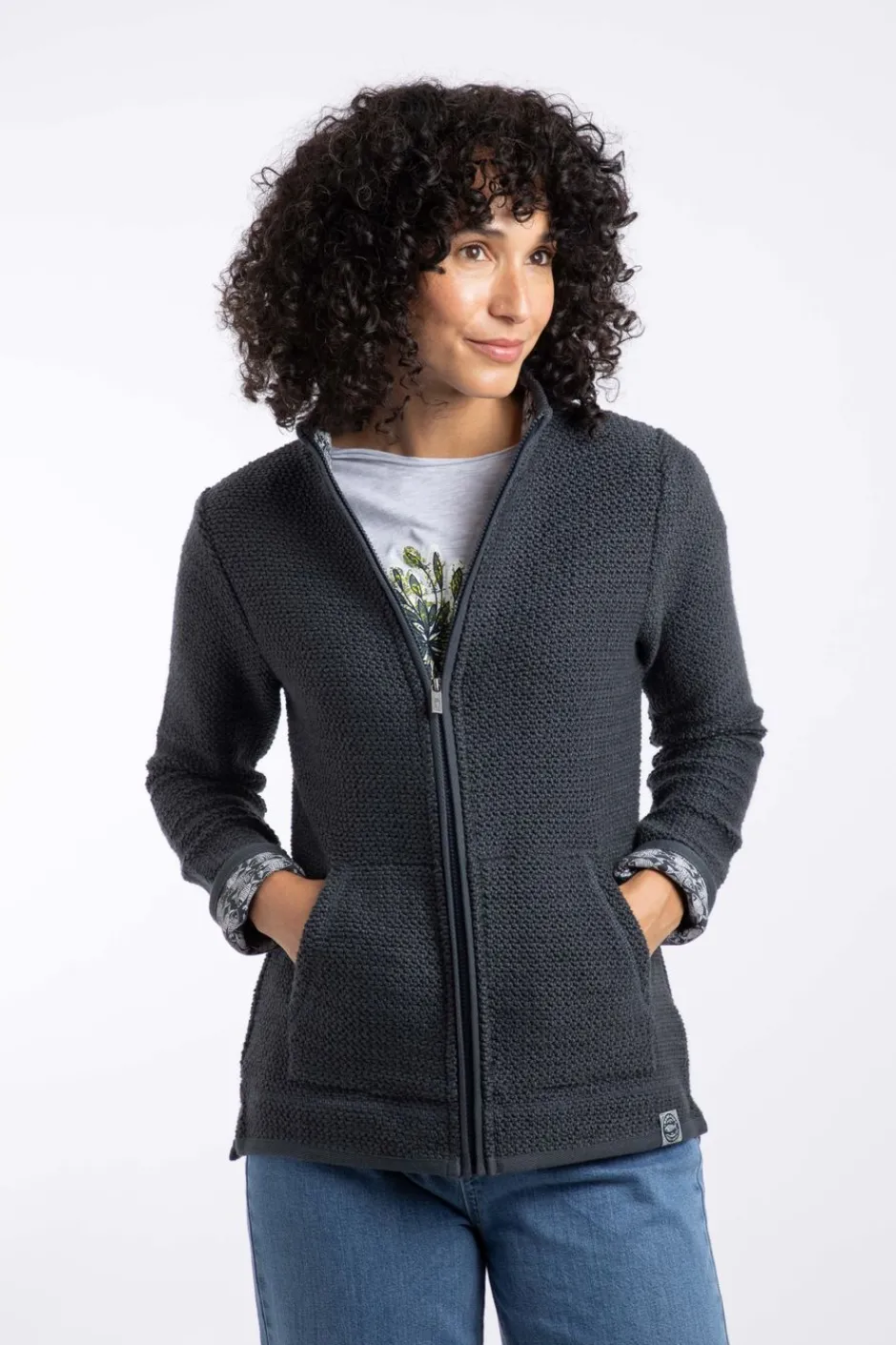 Weird Fish Sweatshirts & Hoodies|Sontee Full Zip Eco Macaroni Navy