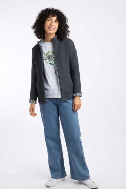 Weird Fish Sweatshirts & Hoodies|Sontee Full Zip Eco Macaroni Navy
