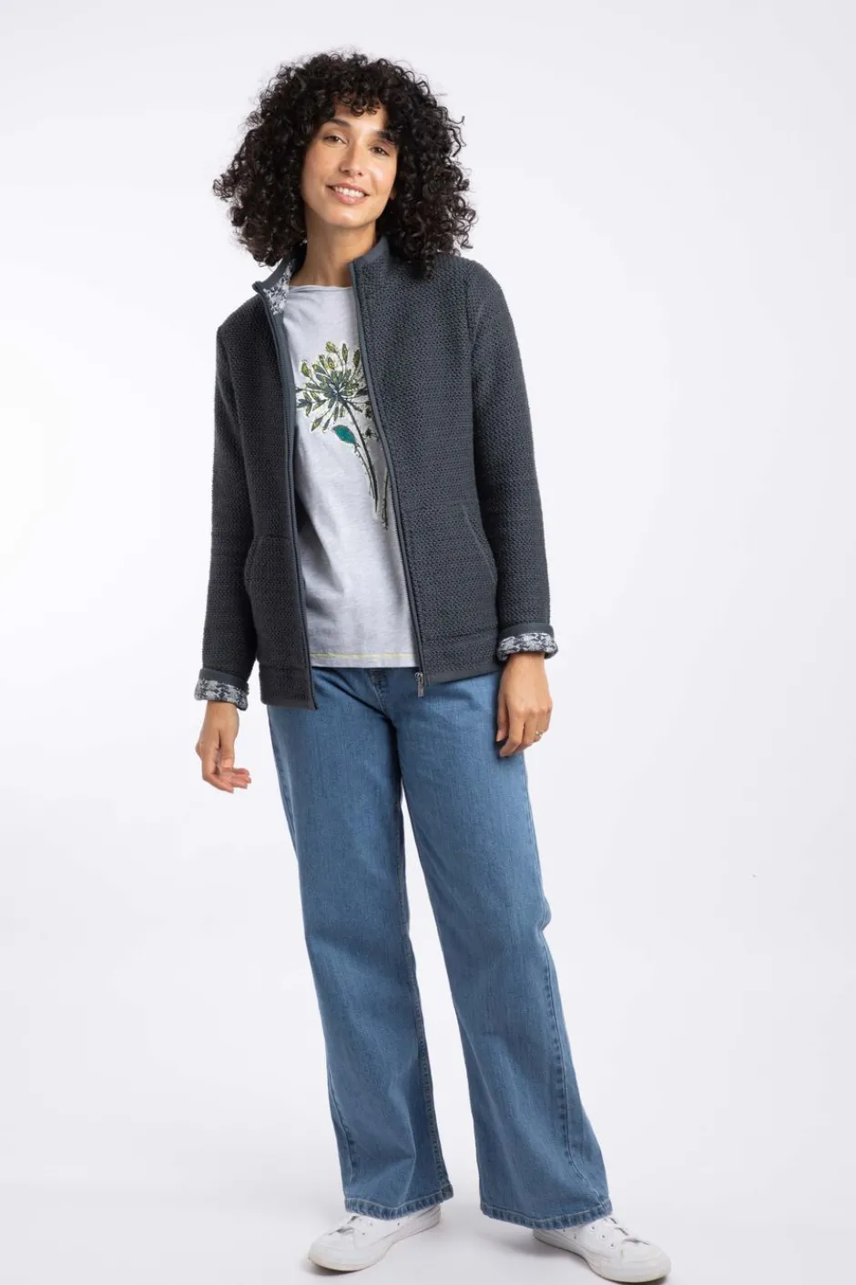 Weird Fish Sweatshirts & Hoodies|Sontee Full Zip Eco Macaroni Navy