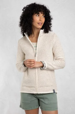 Weird Fish Sweatshirts & Hoodies|Sontee Full Zip Eco Macaroni Ecru