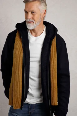 Weird Fish Caps & Scarves|Scarves & Caps|Stornoway Ribbed Scarf Caramel