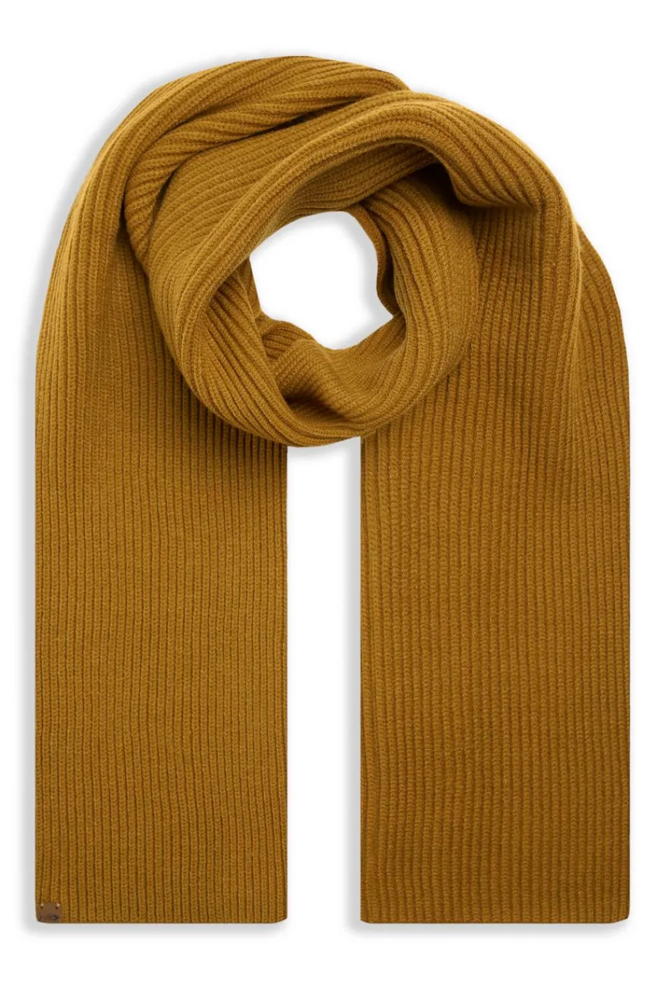 Weird Fish Caps & Scarves|Scarves & Caps|Stornoway Ribbed Scarf Caramel