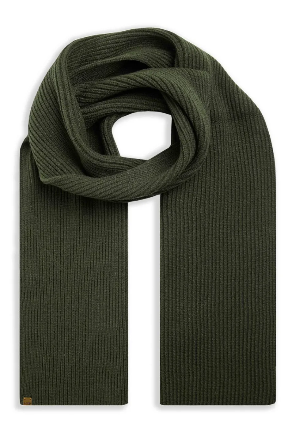 Weird Fish Caps & Scarves|Scarves & Caps|Stornoway Ribbed Scarf Fir Green