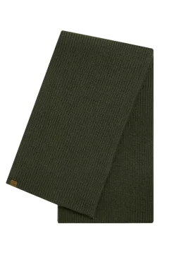 Weird Fish Caps & Scarves|Scarves & Caps|Stornoway Ribbed Scarf Fir Green