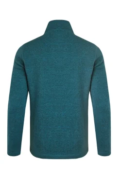 Weird Fish Fleece|Stowe Eco 1/4 Zip Soft Knit Fleece Deep Teal