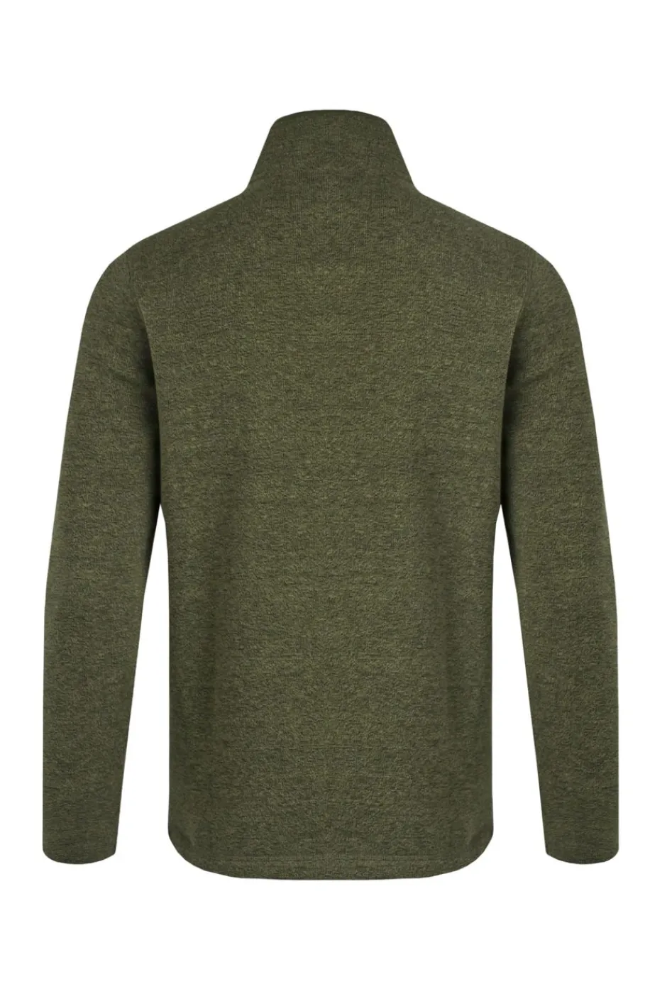 Weird Fish Fleece|Stowe Eco 1/4 Zip Soft Knit Fleece Olive Green