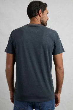 Weird Fish T-Shirts|Summer Sector Front Print Eco Graphic T-Shirt Navy