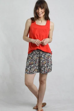 Weird Fish Shorts|Sundance Eco Viscose Printed Shorts Navy