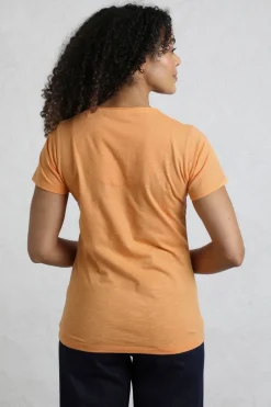 Weird Fish Tunics|Tops & T-Shirts|Sunset Palm Organic Cotton Graphic T-Shirt Mango