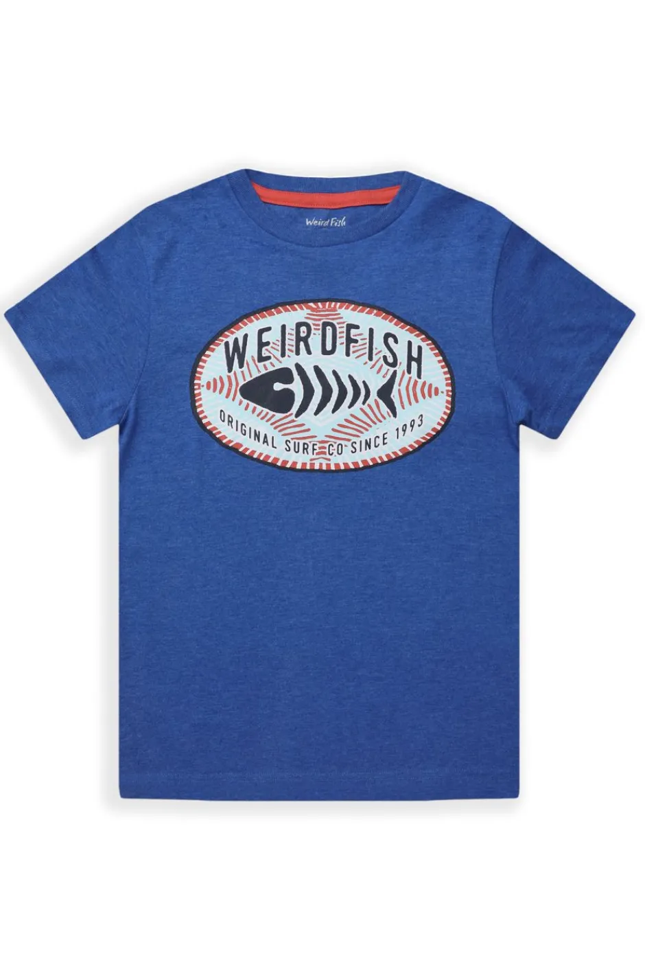 Weird Fish Kids Tops & T-Shirts|Surf Co Kids Eco Graphic T-Shirt Cobalt Blue