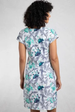 Weird Fish Dresses|Tallahassee Organic Jersey Dress Cream