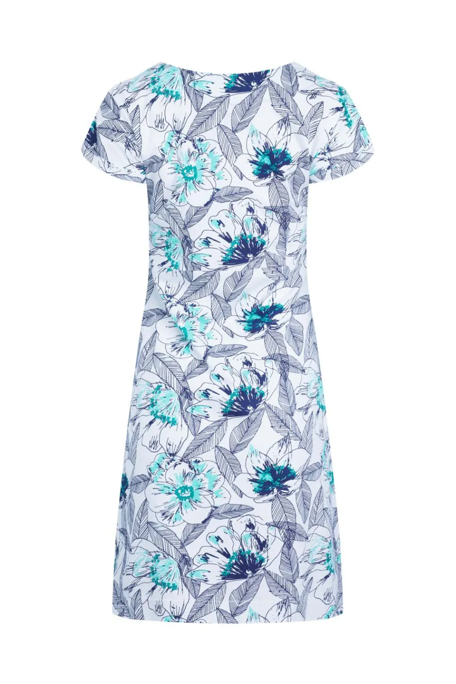 Weird Fish Dresses|Tallahassee Organic Jersey Dress Cream