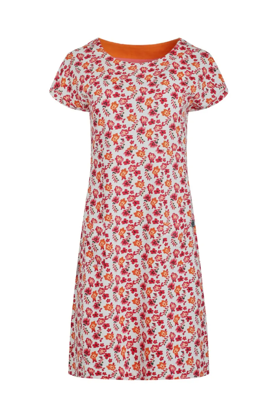 Weird Fish Dresses|Tallahassee Organic Jersey Dress Apricot
