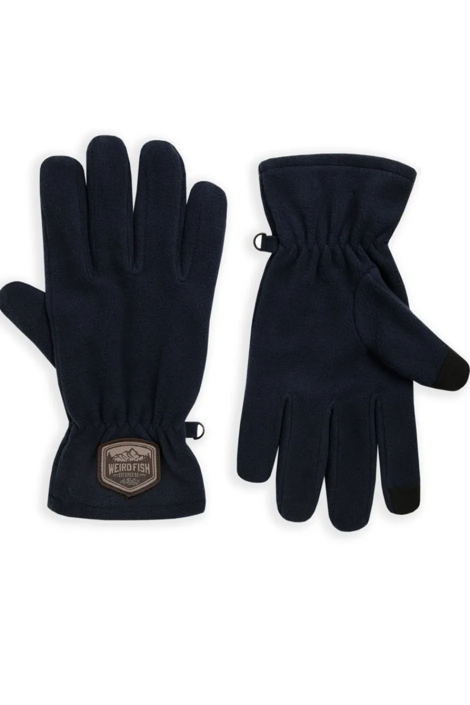 Weird Fish Caps & Scarves|Scarves & Caps|Tayport Microfleece Gloves Navy