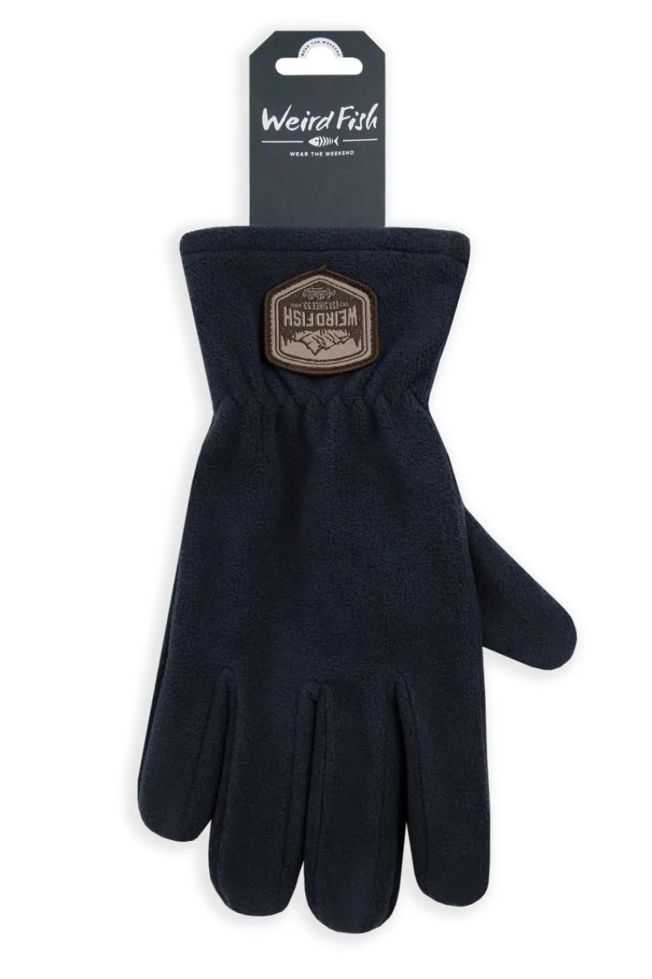 Weird Fish Caps & Scarves|Scarves & Caps|Tayport Microfleece Gloves Navy