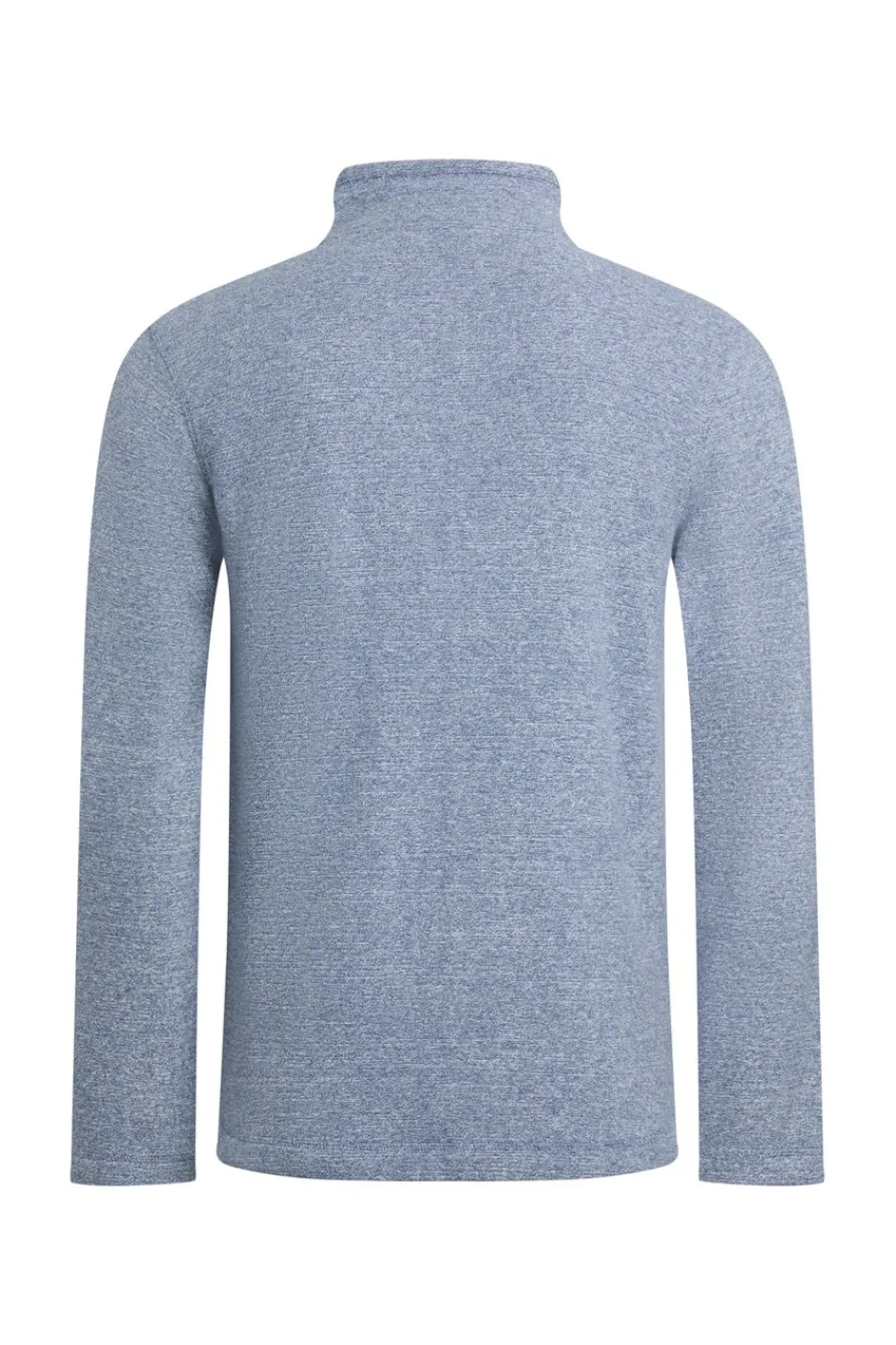 Weird Fish Fleece|Thames Eco Full Zip Snow Marl Fleece Mid Blue