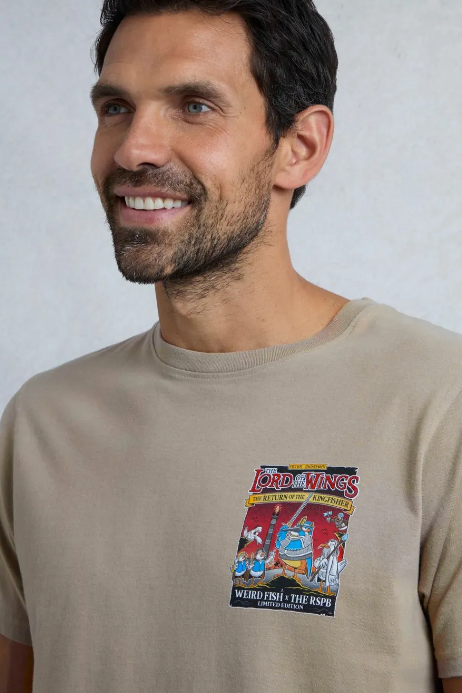Weird Fish T-Shirts|The Lord of The Wings Back Print RSPB Collaboration Artist T-Shirt Flint Stone