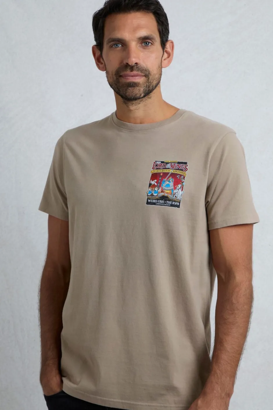 Weird Fish T-Shirts|The Lord of The Wings Back Print RSPB Collaboration Artist T-Shirt Flint Stone