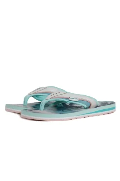 Weird Fish Flipflops And Footwear|Flipflops And Footwear|Thurleston Printed Flip Flops Aqua Marine
