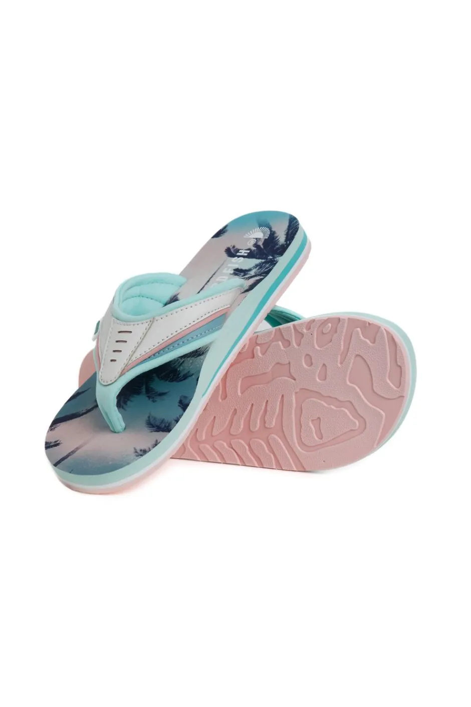 Weird Fish Flipflops And Footwear|Flipflops And Footwear|Thurleston Printed Flip Flops Aqua Marine
