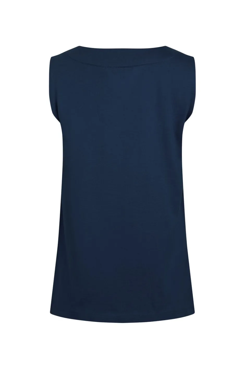 Weird Fish Tunics|Tops & T-Shirts|Tirtha Organic Cotton Embroidered Jersey Vest Navy