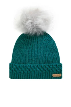 Weird Fish Socks & Tights|Socks & Tights|Tongass Eco Bobble Hat Peacock Blue