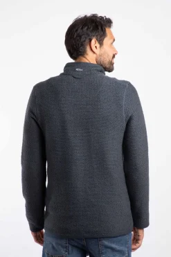 Weird Fish Sweatshirts & Hoodies|Transom Eco Full Zip Macaroni Navy