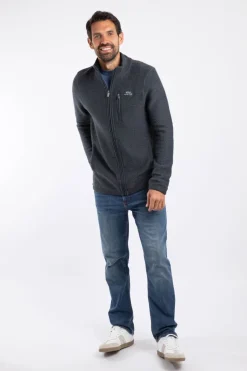 Weird Fish Sweatshirts & Hoodies|Transom Eco Full Zip Macaroni Navy