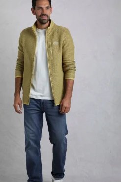 Weird Fish Sweatshirts & Hoodies|Transom Eco Full Zip Macaroni Antique Moss