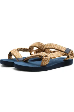 Weird Fish Flipflops And Footwear|Flipflops And Footwear|Trek Walking Sandals Deep Amber