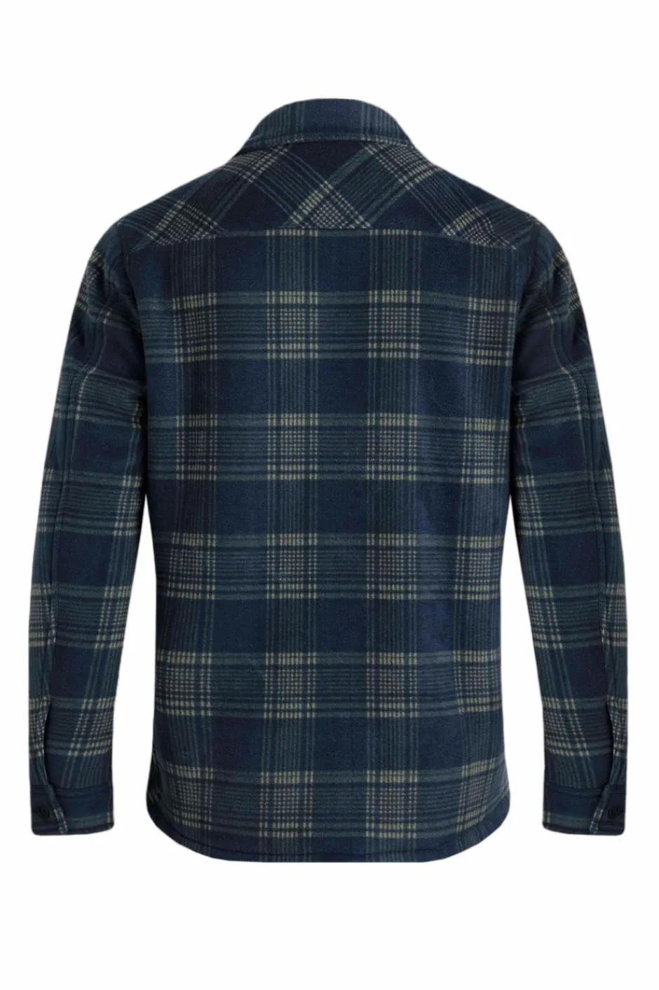 Weird Fish Shirts|Coats, Jackets And Gilets|Tyburn Check Fleece Shacket Navy