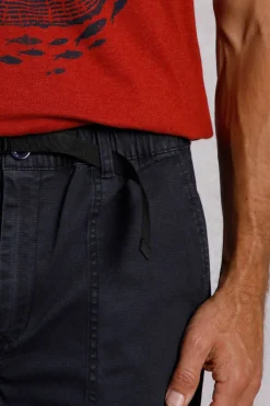 Weird Fish Trousers & Jeans|Warkworth Relaxed Casual Cargo Trousers Midnight