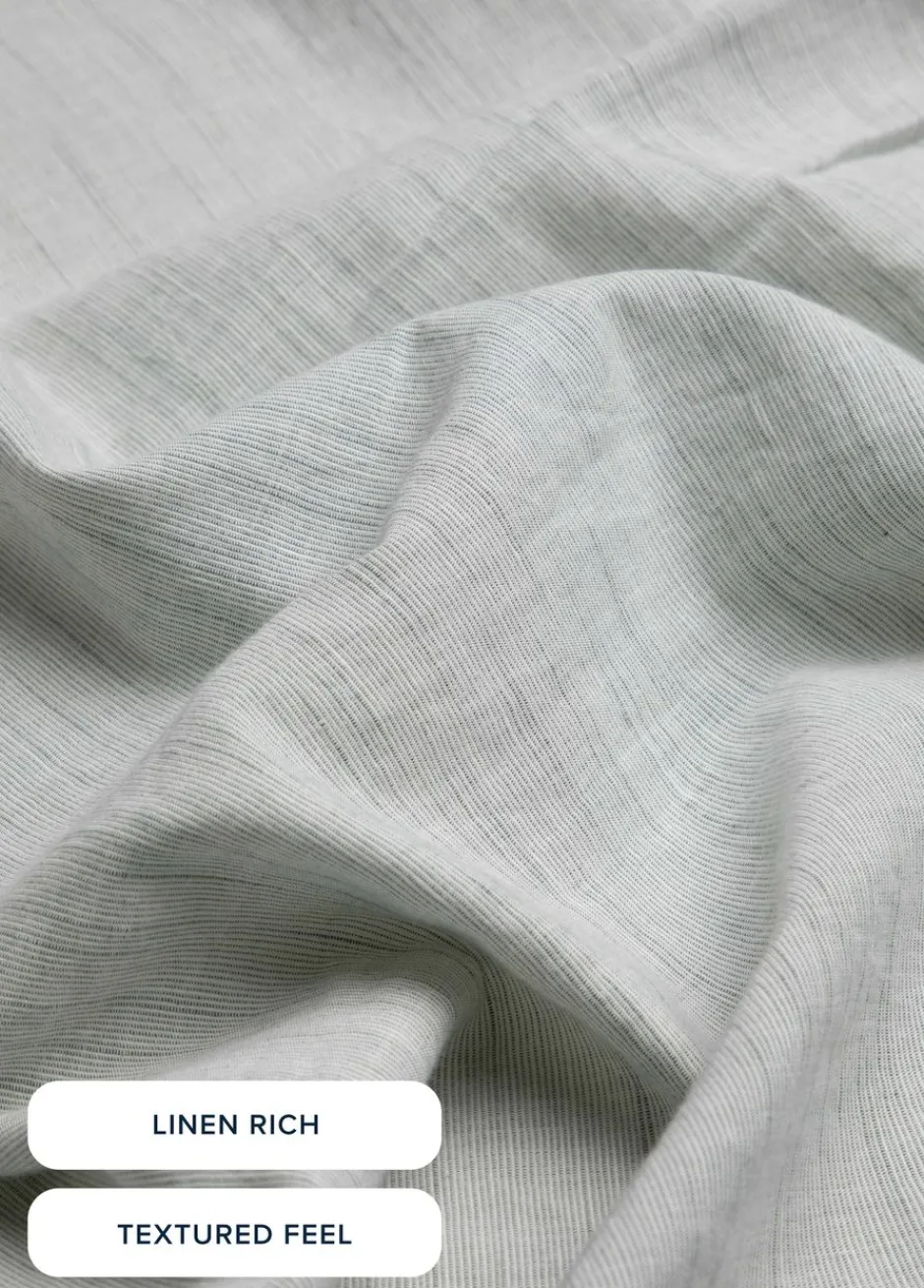 Weird Fish Shirts|Linen|Washton Textured Short Sleeve Shirt Army Green