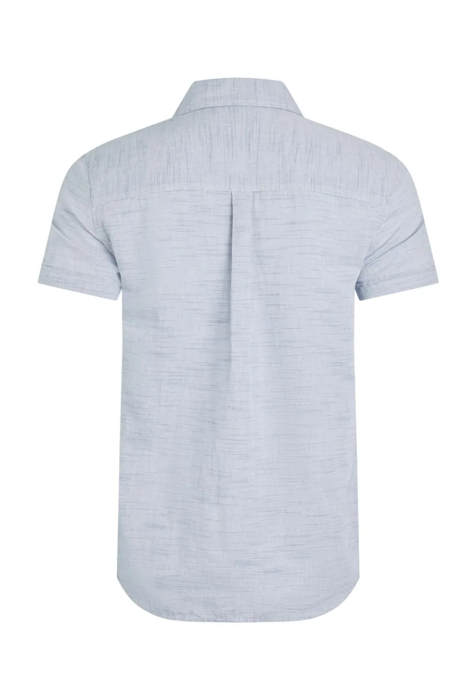 Weird Fish Shirts|Linen|Washton Textured Short Sleeve Shirt Cobalt Blue