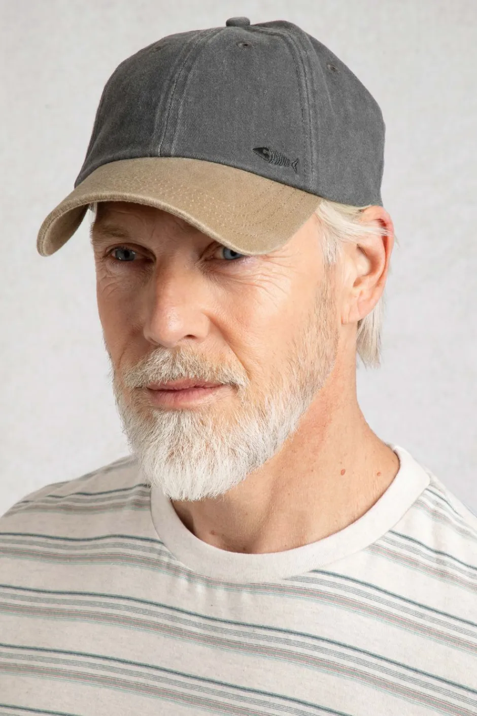 Weird Fish Caps & Scarves|Scarves & Caps|Westbury Colour Block Twill Cap Dark Grey