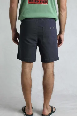 Weird Fish Shorts|Weston Canvas Shorts Navy