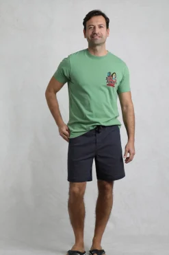 Weird Fish Shorts|Weston Canvas Shorts Navy