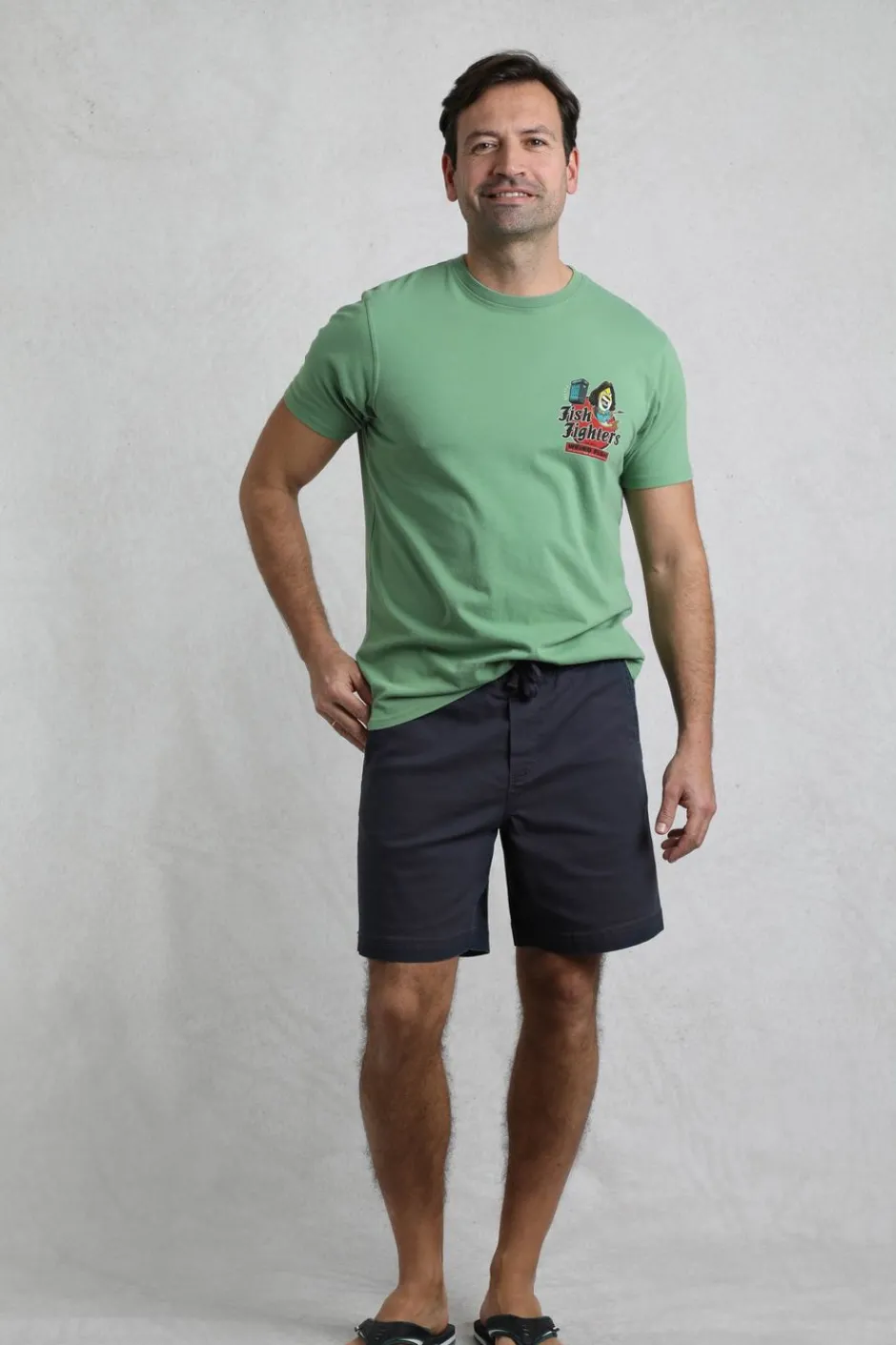 Weird Fish Shorts|Weston Canvas Shorts Navy