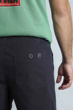Weird Fish Shorts|Weston Canvas Shorts Navy
