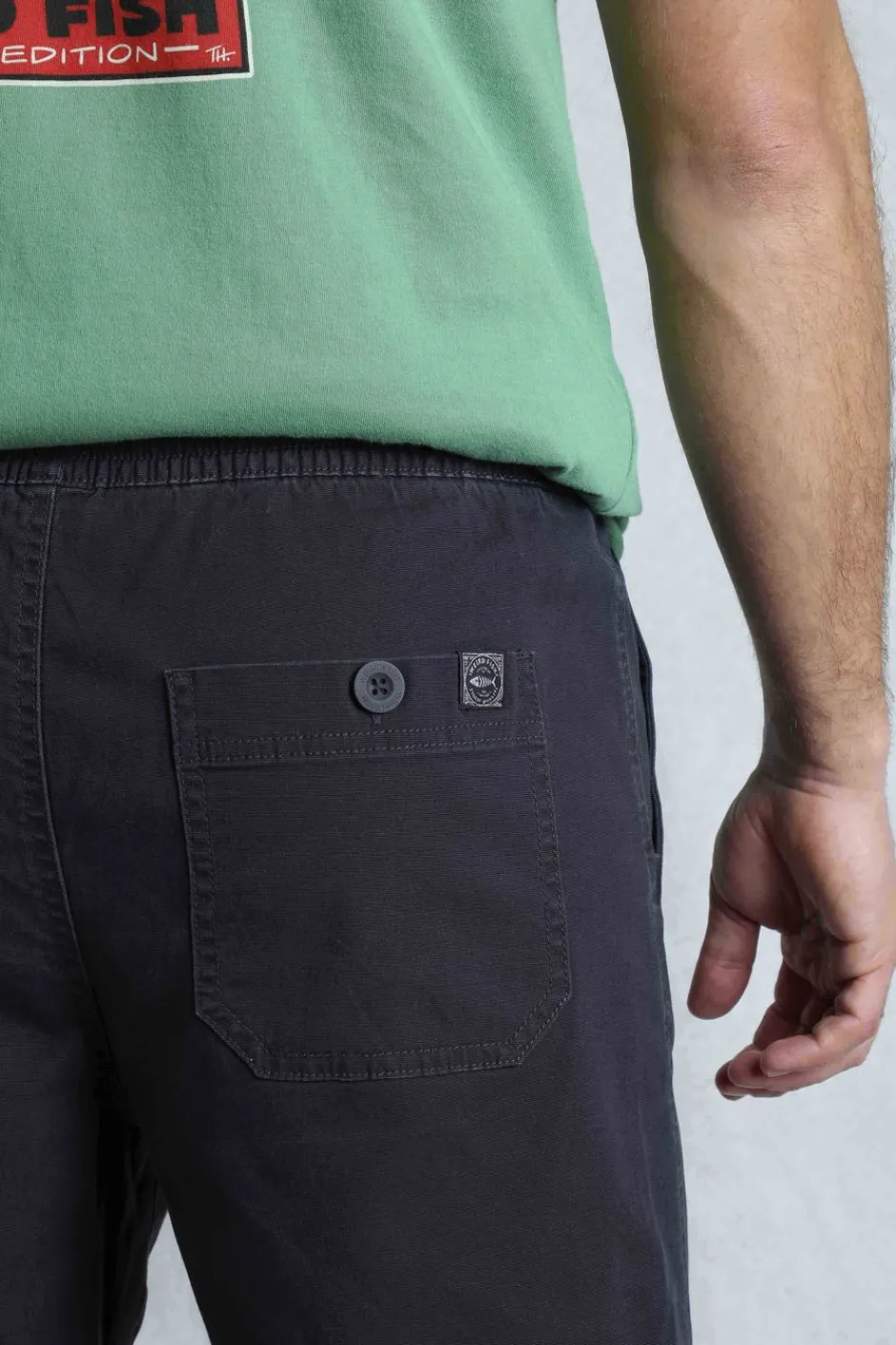 Weird Fish Shorts|Weston Canvas Shorts Navy