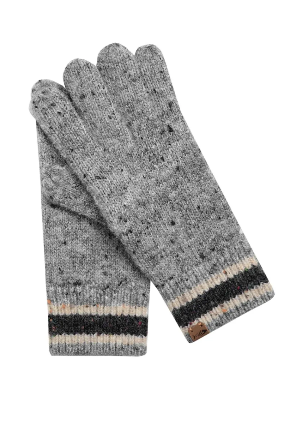 Weird Fish Caps & Scarves|Scarves & Caps|Whitehaven Flecked Gloves Storm Grey