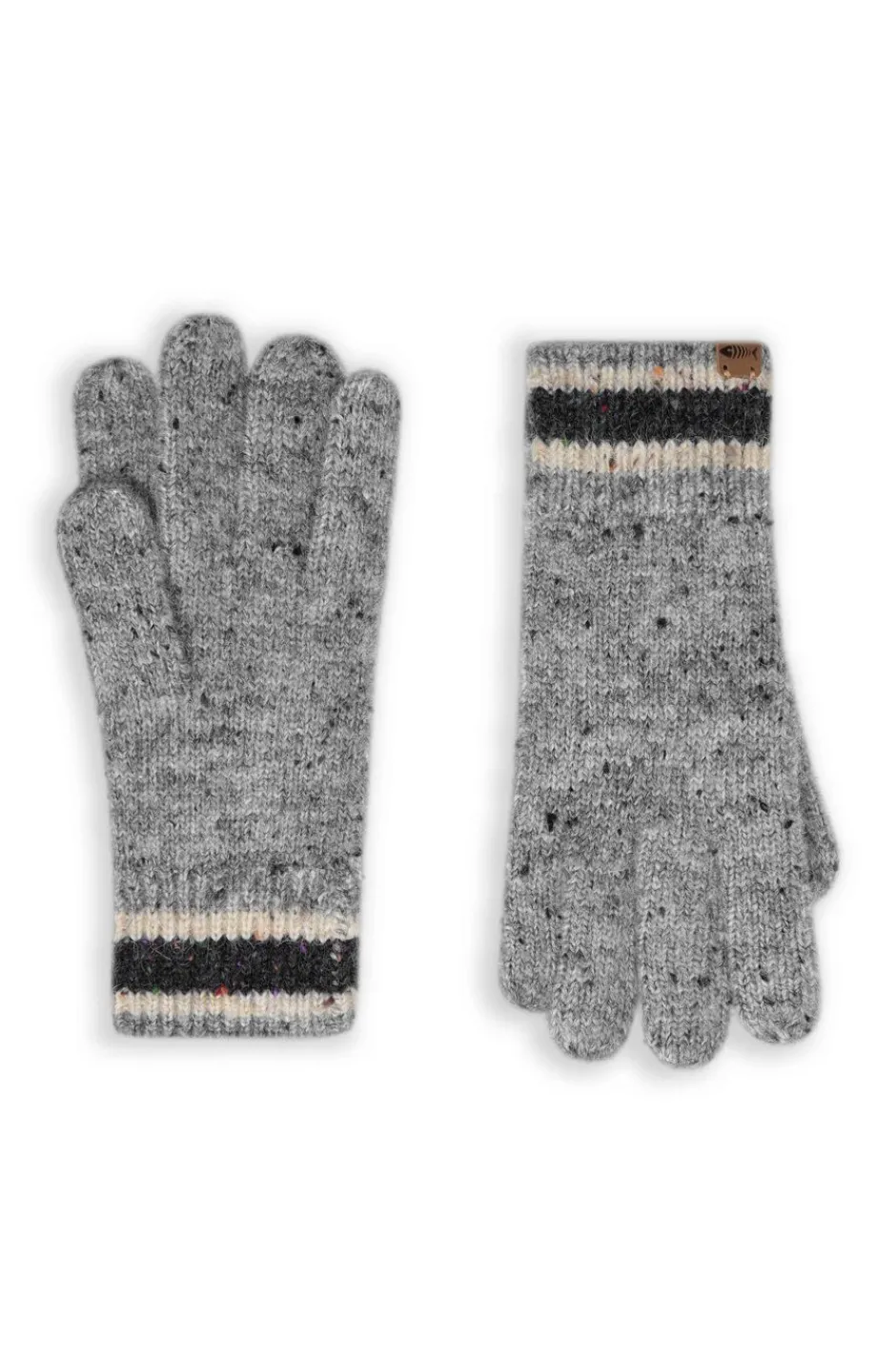 Weird Fish Caps & Scarves|Scarves & Caps|Whitehaven Flecked Gloves Storm Grey