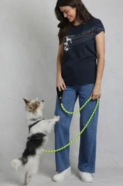 Weird Fish Caps & Scarves|Scarves & Caps|Wilf Reflective Rope Dog Lead Acid Lime