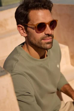 Weird Fish Sunglasses|Sunglasses|Williams Round Sunglasses Mustard