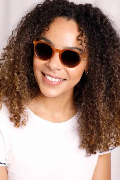 Weird Fish Sunglasses|Sunglasses|Williams Round Sunglasses Mustard