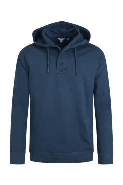 Weird Fish Sweatshirts & Hoodies|Woodside Sun-washed Loopback Hoodie Navy