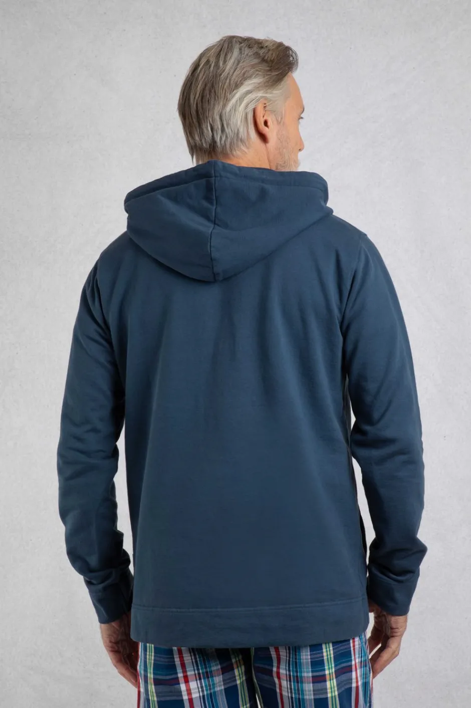 Weird Fish Sweatshirts & Hoodies|Woodside Sun-washed Loopback Hoodie Navy
